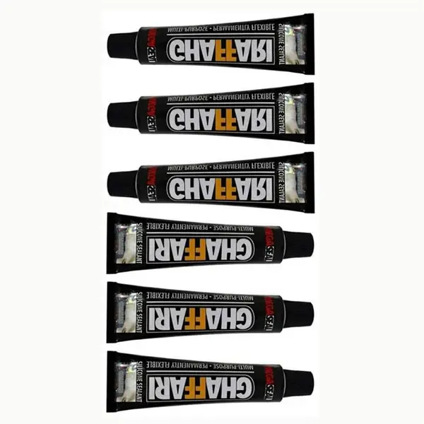 چسب آکواریوم غفاری مدل مگاسیل  کد UNab حجم 30 میلی لیتر بسته 6 عددی