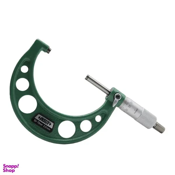 میکرومتر بیرون سنج اینسایز مدل YP-3203-25A-50-75x0.01MM گستره 50-75 میلی متر