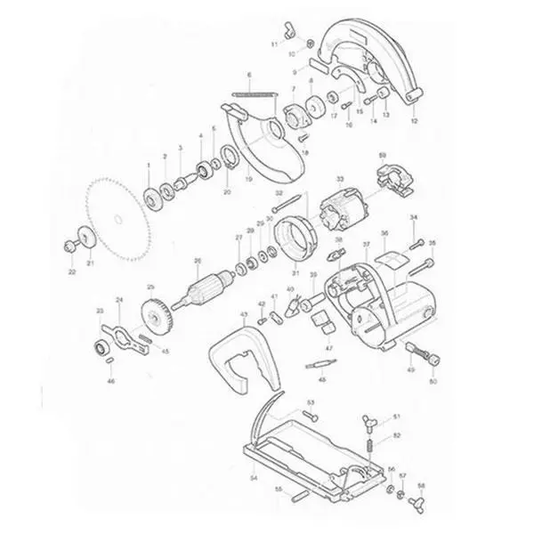 اره گردبر 5806 بی ماکیتا