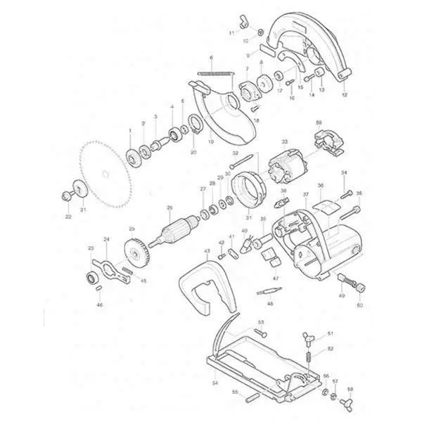 اره گردبر 5806 بی ماکیتا