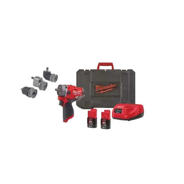 دریل چکشی شارژی 12 ولت میلواکی مدل M12FPDX KIT-202X