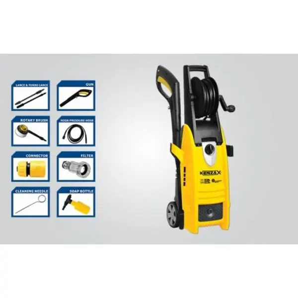 کارواش 140 بار موتور القایی 1800 وات کنزاکس مدل KPW-2140