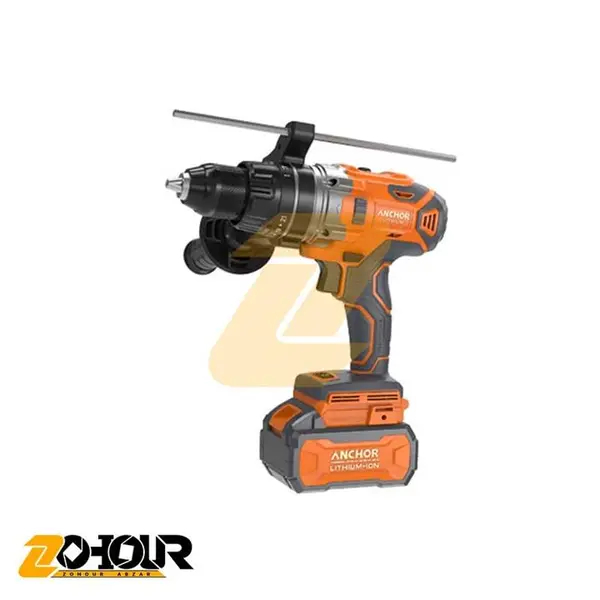 دریل چکشی شارژی براشلس 20 ولت آنکور تک باتری مدل DCE2