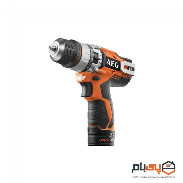 دریل شارژی چکشی 2 سرعته 12 ولت لیتیومی AEG مدل BSB12G3LI-202C