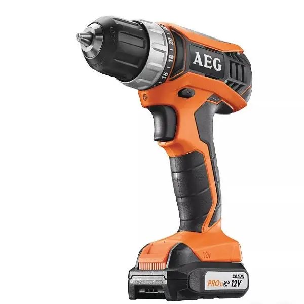 دریل شارژی چکشی 2 سرعته 12 ولت لیتیومی AEG مدل BSB12G3LI-202C