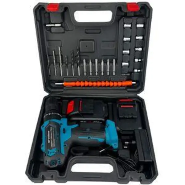دریل چکشی شارژی باس مدل 48VF مجموعه 27 عددی