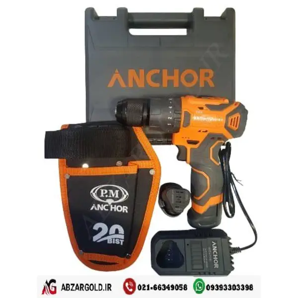 دریل چکشی شارژی آنکور مدل DCE12 - 6
