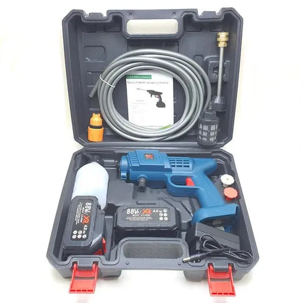 کارواش و سمپاش شارژی باس مدل LIFE-STYLE-88V مجموعه 10 عددی