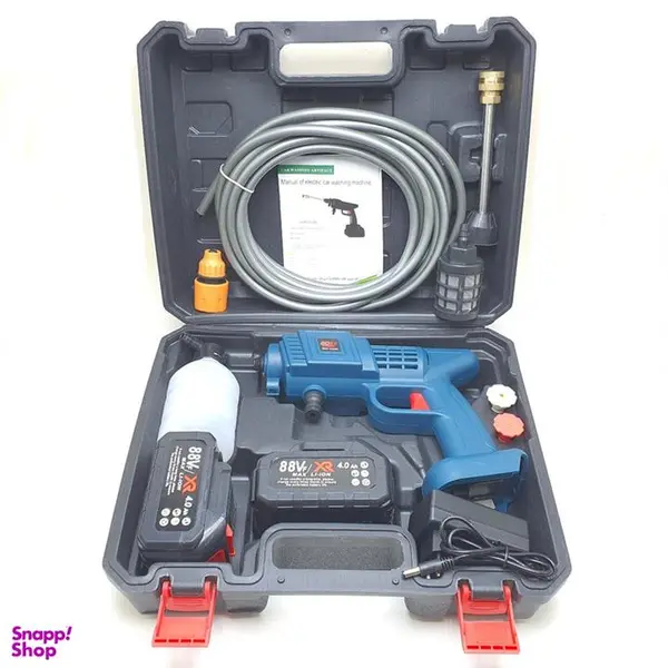 کارواش و سمپاش شارژی باس مدل LIFE-STYLE-88V مجموعه 10 عددی