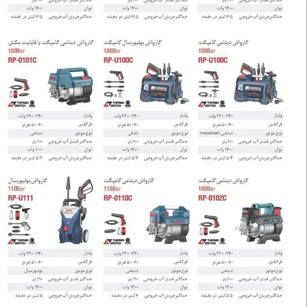 کارواش چهار کاره ۱۳۰ بار رونیکس مدل RP-4100