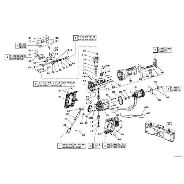 اره افقی بر آاگ مدل US 1300 XE