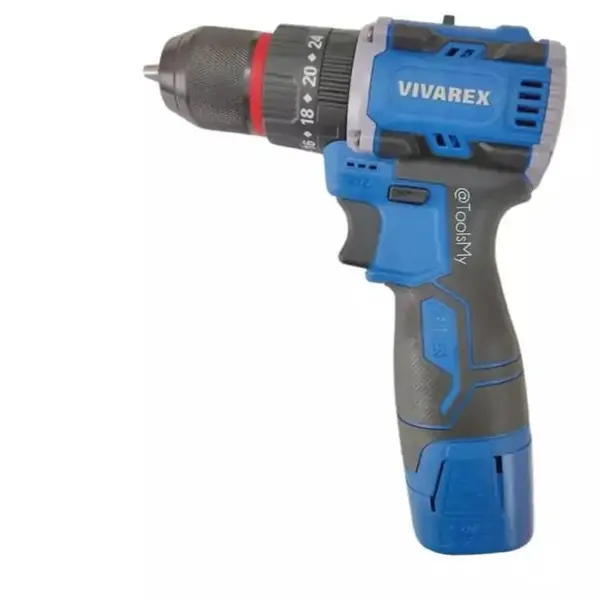 دریل شارژی چکشی دو باطری موتور براشلس ویوارکس مدل VR1608-BLX - 2