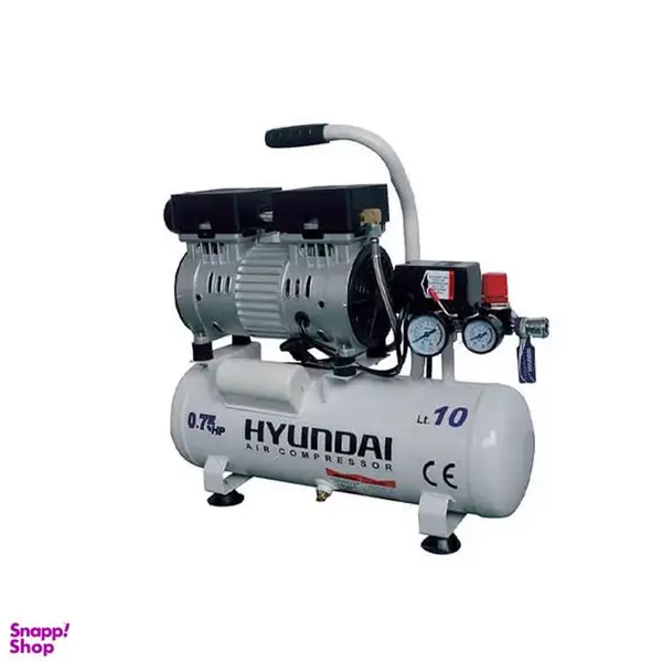 کمپرسور باد 10 لیتری بی صدا (سایلنت) هیوندای مدل AC-1075 - 5