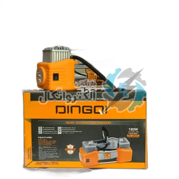 کمپرسور 12 ولت جفت سیلندر دینگشی مدل 108004 – DINGQI ART