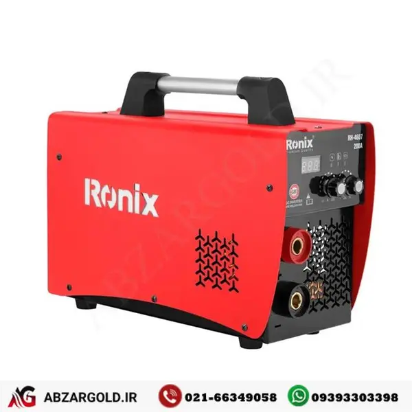 دستگاه جوش و اینورتر جوشکاری اینورتر 200 آمپر رونیکس مدل RH-4607k - 5