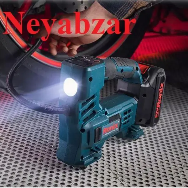 مینی کمپرسور شارژی 20 ولت رونیکس مدل Ronix 8605 - 3