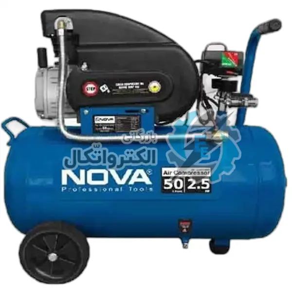 کمپرسور باد 50 لیتری نووا NTA 9050 - 5