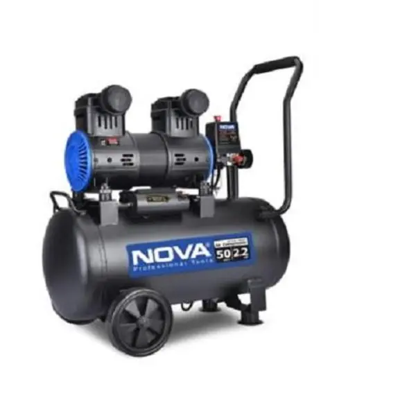 کمپرسور هوا سایلنت نووا 50 لیتری دو سیلندر مدل NTA-9150 - 2