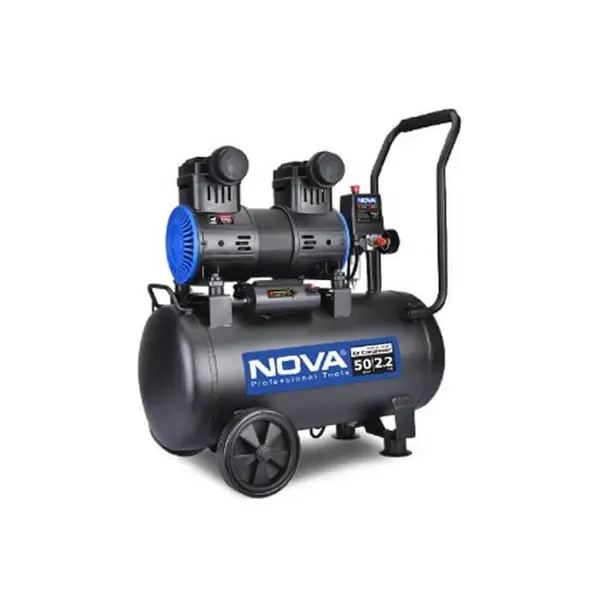 کمپرسور هوا سایلنت نووا 50 لیتری دو سیلندر مدل NTA-9150 - 6