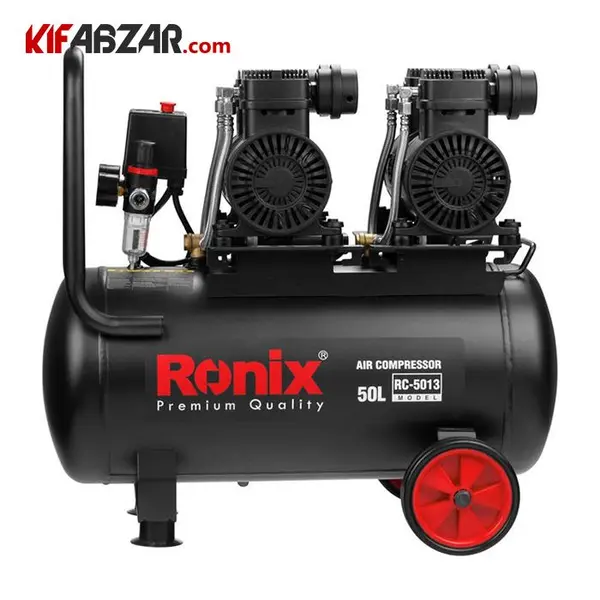 کمپرسور باد رونیکس بی صدا 50 لیتری مدل RC-5013 - 5