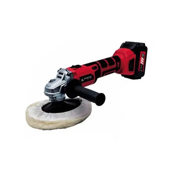 پولیش شارژی دور متغیر براش لس 180 میلیمتر محک Mahak مدل BAP-180kit