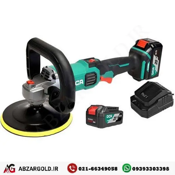 پولیش شارژی 20 ولت 4 آمپر دیمر دار دی سی ای مدل ADSP02-180BM