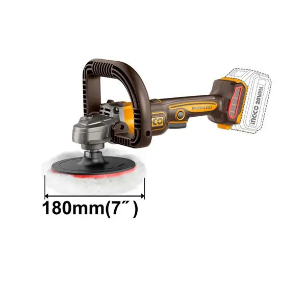 پولیشر شارژی 20 ولت براشلس اینکو مدل APLI2018