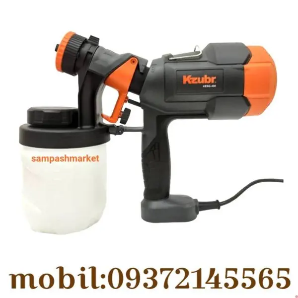 پیستوله رنگ برقی زوبر 60 وات مخزن 700 میلی لیتر KESG-60 K10461 kzubr - 2