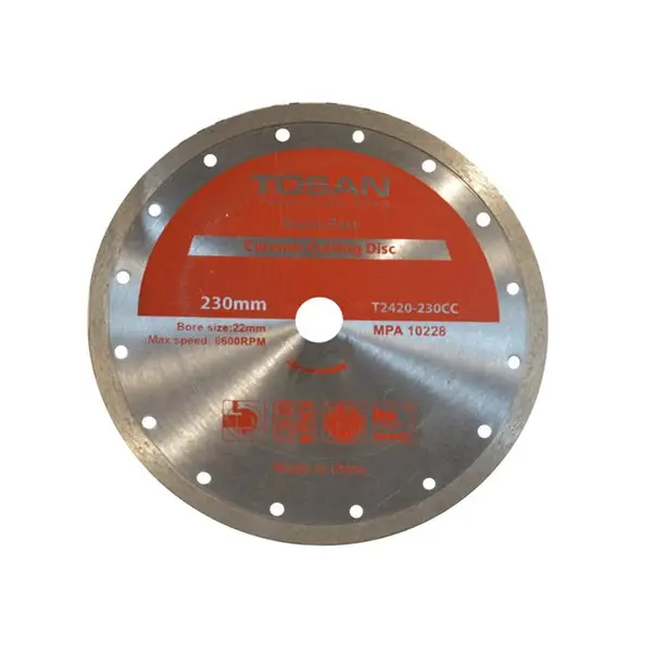 صفحه سرامیک بر ۲۳۰ میلیمتر توسن