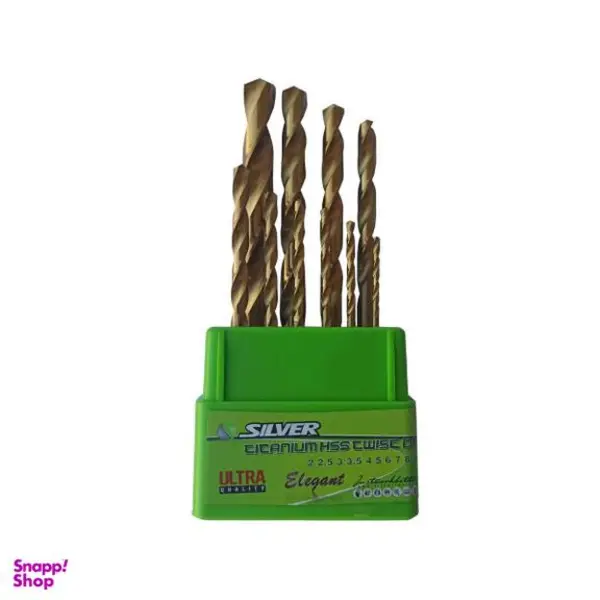 مجموعه 10 عددی مته آهن سیلور مدل GT-BT10 - 3