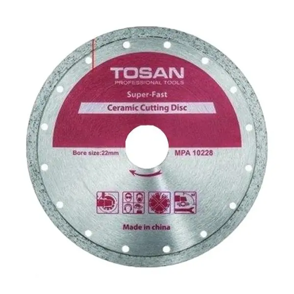 صفحه سرامیک بر مینی توسن 115 میلی متر T2420-115CC