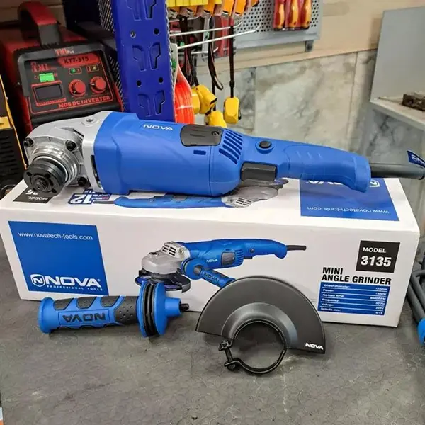 مینی فرز دسته بلند 125 میلیمتر 1400 وات نووا مدل 3135