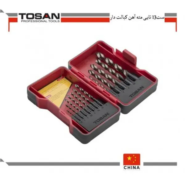 مته توسن مدل T14-MBB-HSSCO110مجموعه 13 عددی - 2