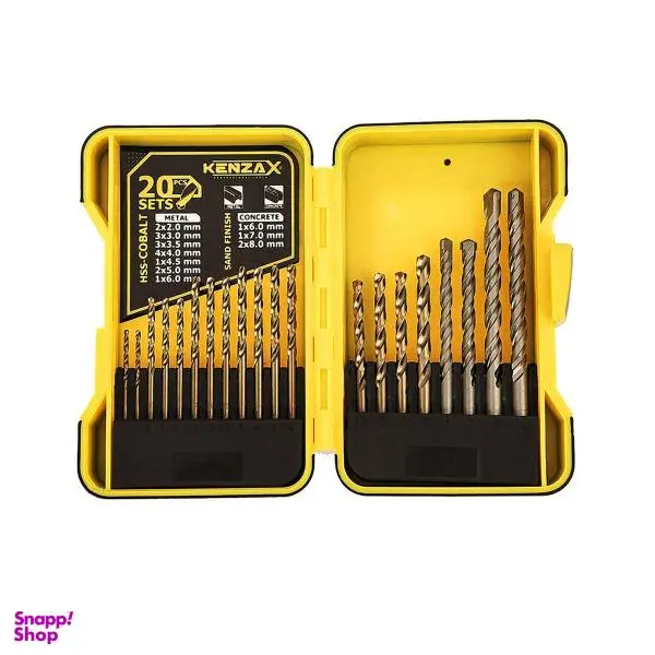 مجموعه 20 عددی مته کنزاکس کد KSV49 - 3