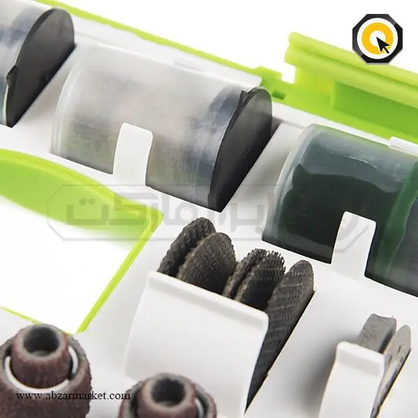 مجموعه 244 عددی سری فرز انگشتی سیلور مدل GTP01A17 - 5