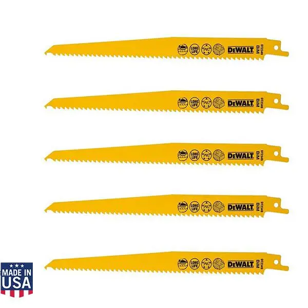 مجموعه 5 عددی تیغه اره افقی بر دیوالت مدل DT2350