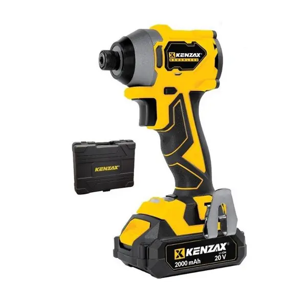 پیچ گوشتی شارژی چکشی براشلس کنزاکس مدل 8805 - 2