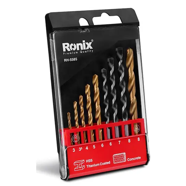 مجموعه 9 عددی مته رونیکس مدل RH-5585 - 4
