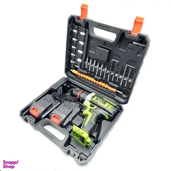 دریل پیچ گوشتی شارژی چکشی باس مدل BS36V مجموعه 26 عددی - 3
