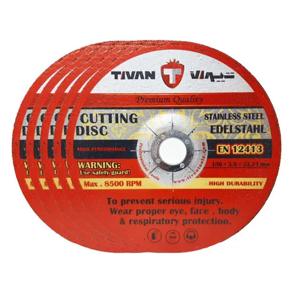 صفحه برش آهن تیوان مدل HT- 00180x3 مجموعه پنج عددی