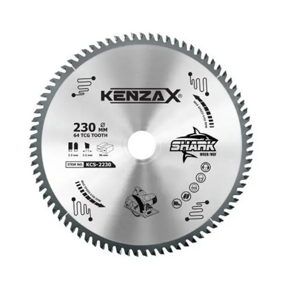 تیغ اره دیسکی کنزاکس سری SHARK مدل KCS-2230 - 4