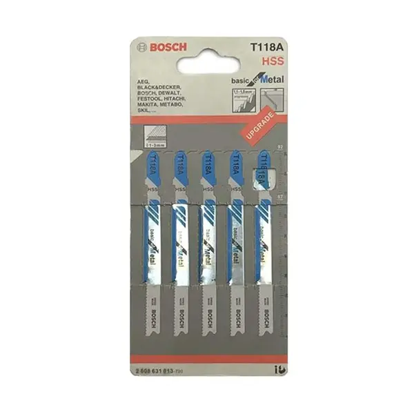 تیغ اره عمودبر فلز بوش مدل T118A بسته 5 عددی
