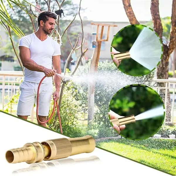 نازل کارواش برنجی دوتکه