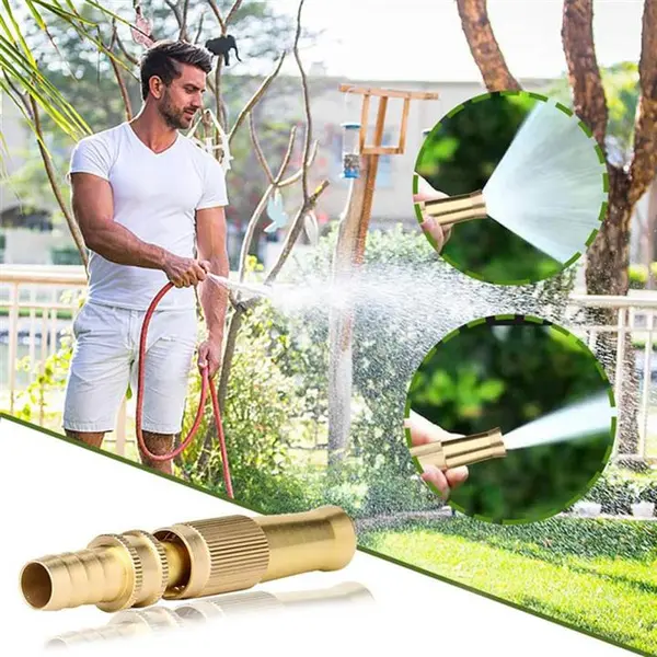 نازل کارواش برنجی دوتکه