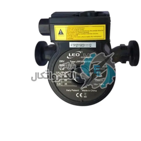 پمپ سیرکولاتور تکفاز 1 اینچ 18 سانتیمتری لئو LRP25-60/180 - 3