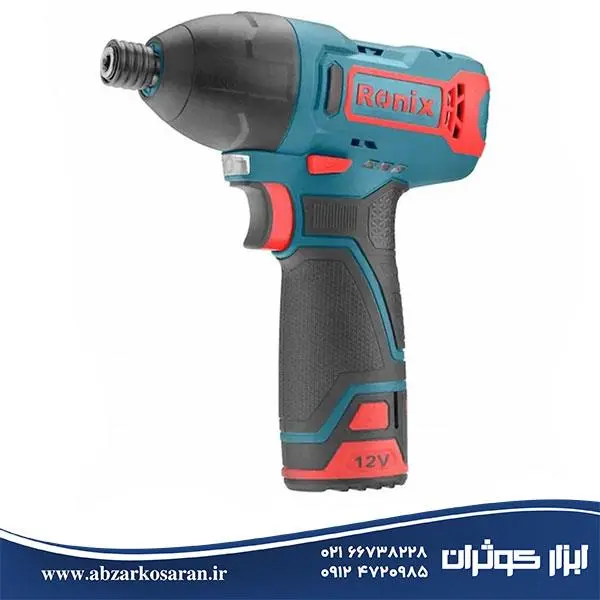 پیچ گوشتی شارژی رونیکس لیتیوم 12 ولت مدل 8104K - 4