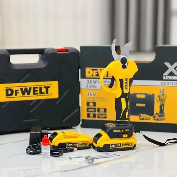 قیچی باغبانی شارژی دیوالت 36 ولت مدل Brushless.36v