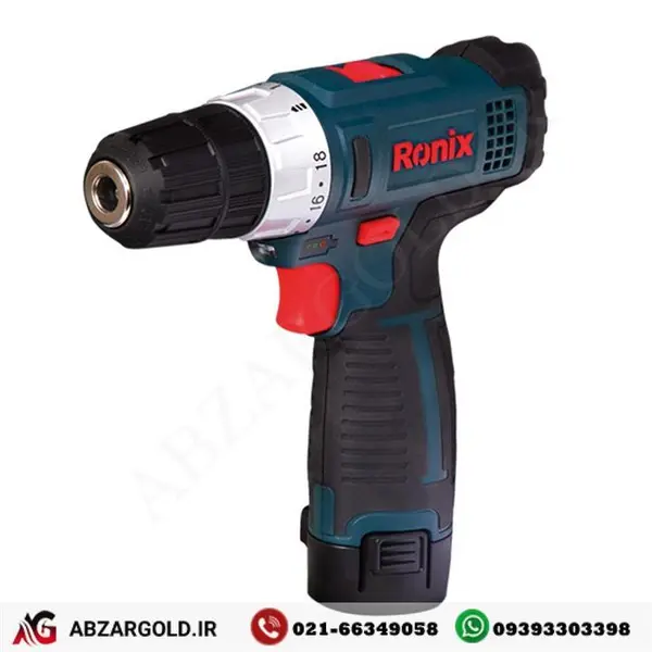 دریل پیچ گوشتی شارژی 8612 رونیکس - 3