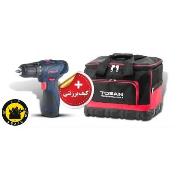 دریل پیچ گوشتی شارژی توسن پلاس مدل 9014SCX - 4
