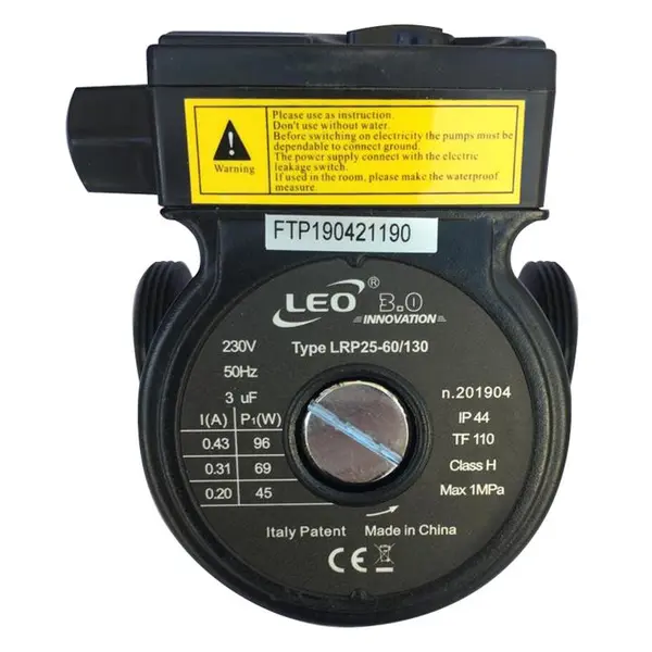پمپ سیرکولاتور لئو مدل LRP25-60/130 - 3